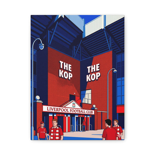 Merseyside Stadium Kop Entrance | Liverpool Football Club Canvas Print