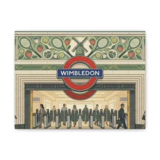 Wimbledon Underground Station | London Underground Station Canvas Print