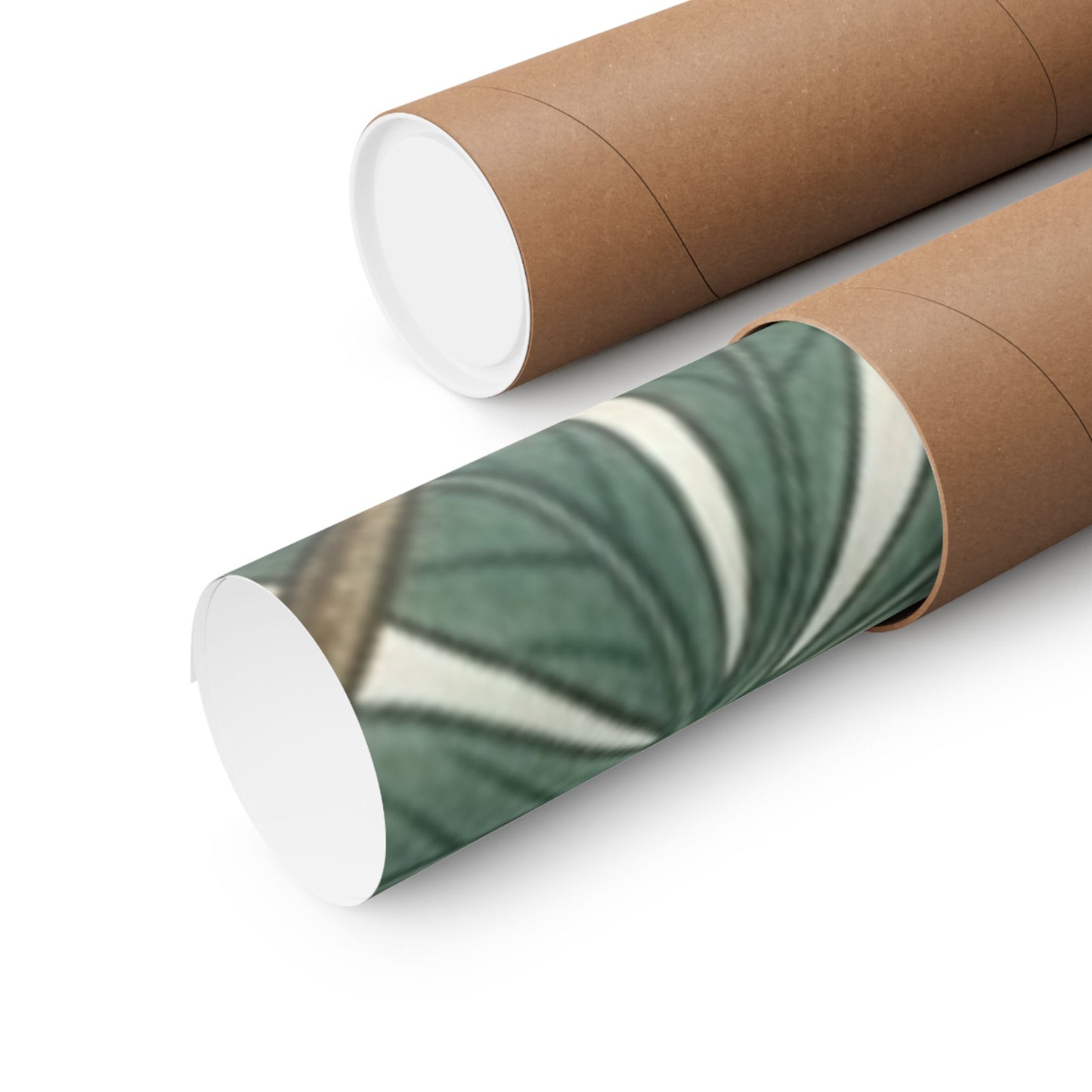 Botanical Conker Watercolor Matte Vertical Poster