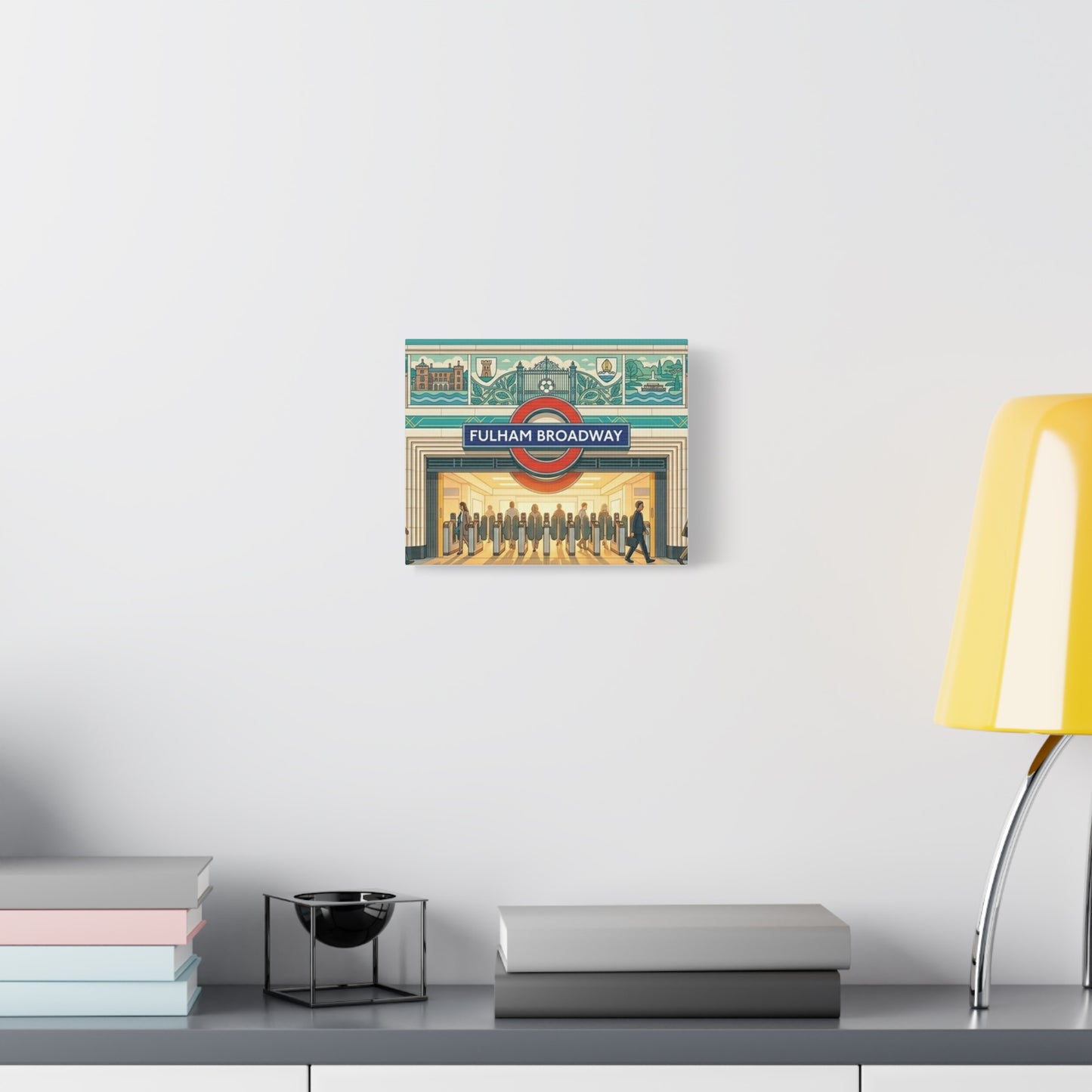 Fulham Broadway Underground Station | London Underground Station Canvas Print