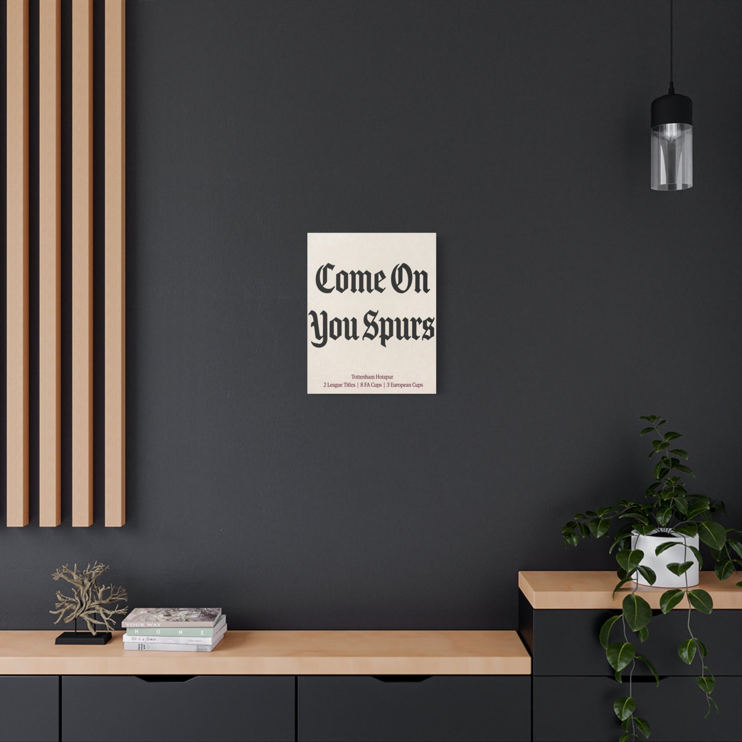 Tottenham Hotspur 'Come On You Spurs' Match Day Canvas Print