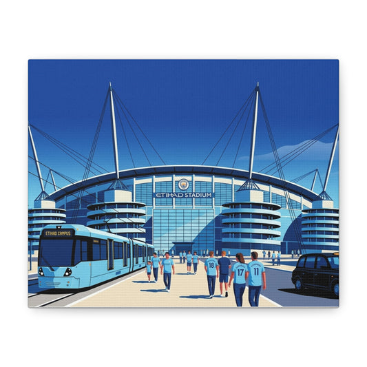 Etihad Stadium Manchester | Manchester City Stadium Canvas Print