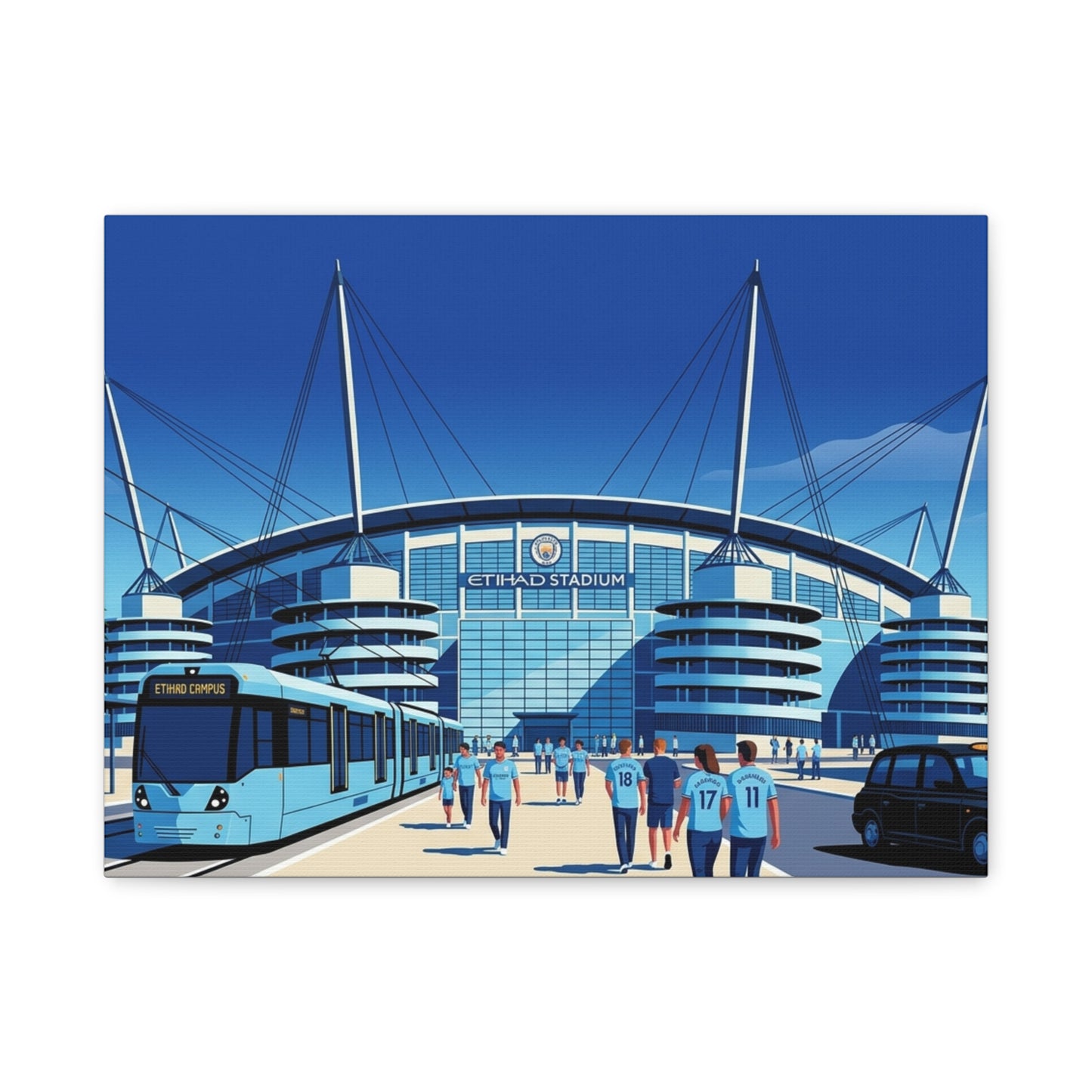 Etihad Stadium Manchester | Manchester City Stadium Canvas Print
