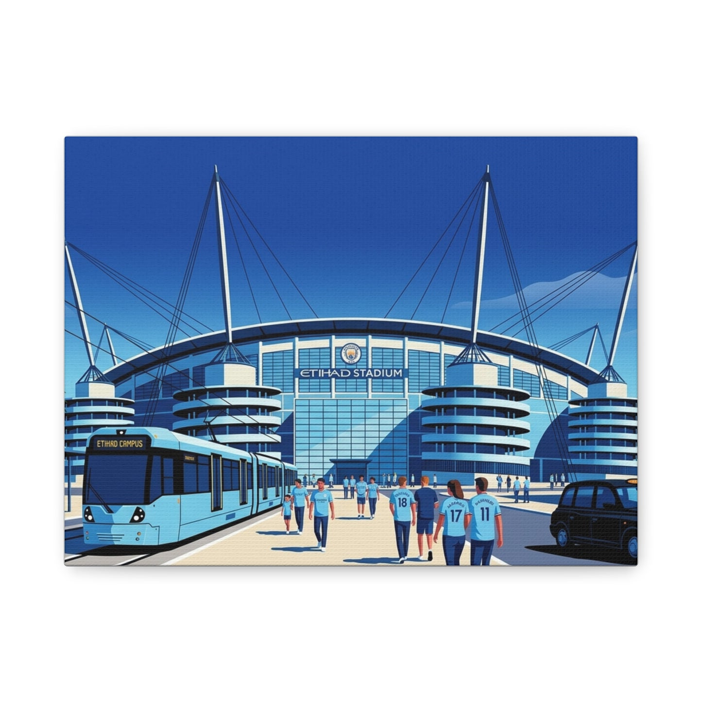 Etihad Stadium Manchester | Manchester City Stadium Canvas Print