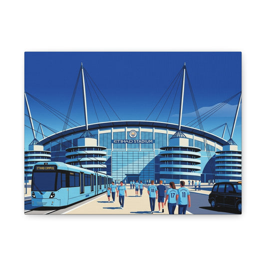 Etihad Stadium Manchester | Manchester City Stadium Canvas Print