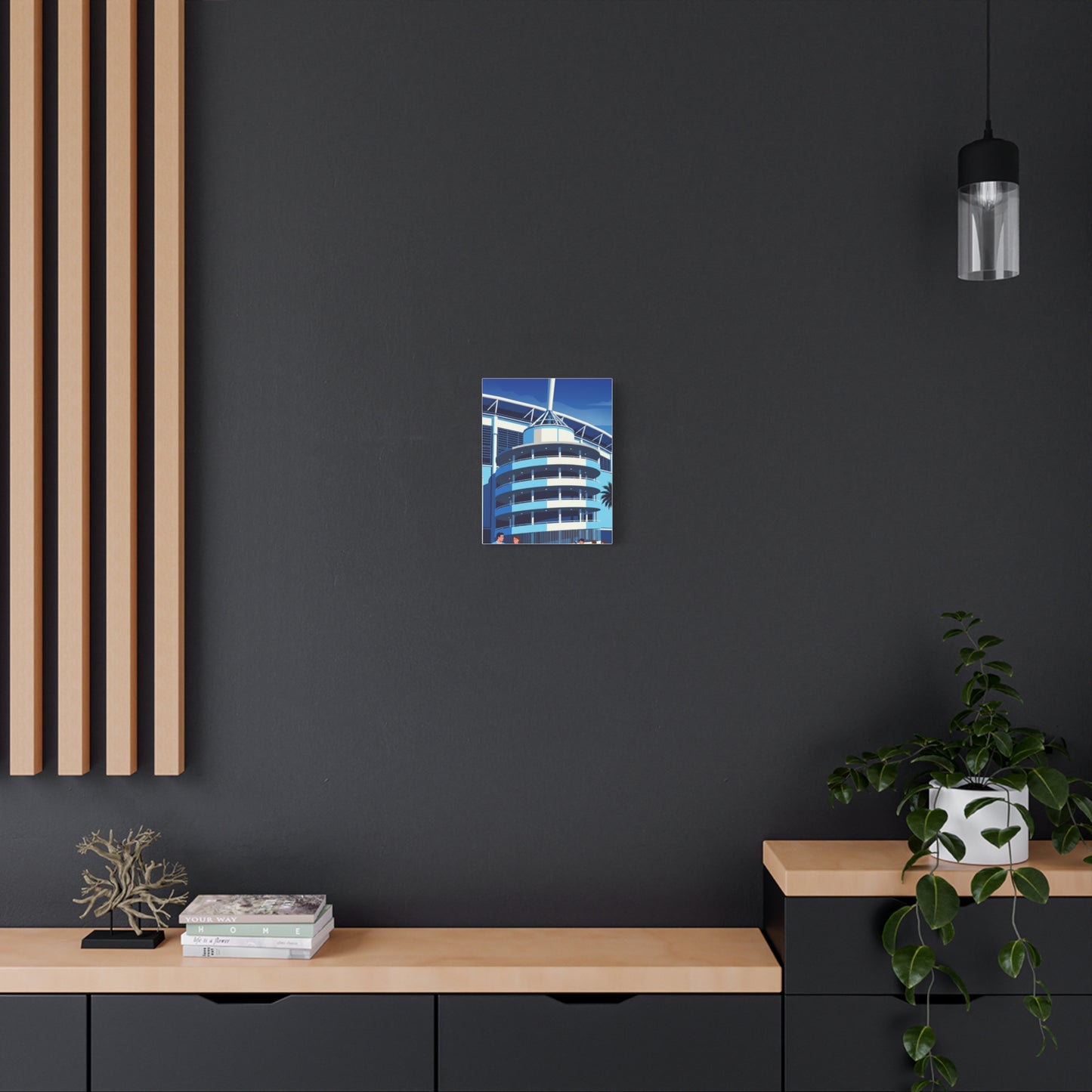Etihad Stadium Manchester Entrance | Manchester City Stadium Canvas Print