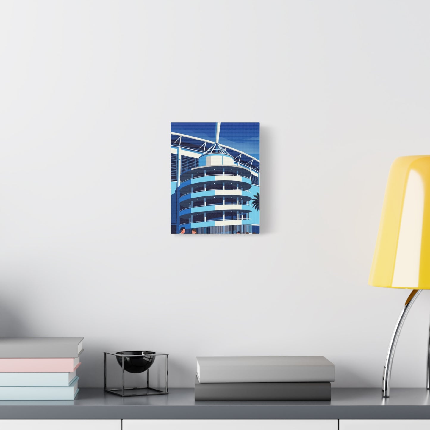 Etihad Stadium Manchester Entrance | Manchester City Stadium Canvas Print