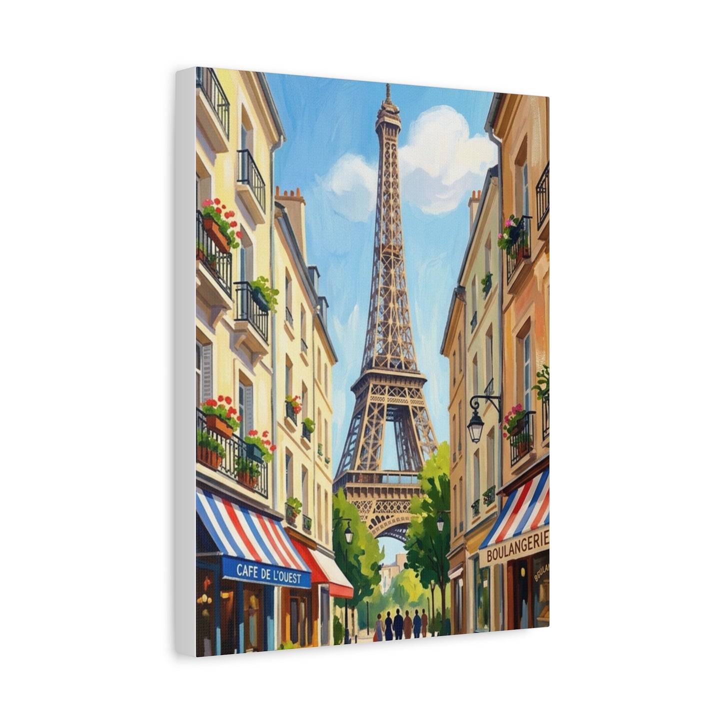 Paris City Street | Paris France Canvas Print