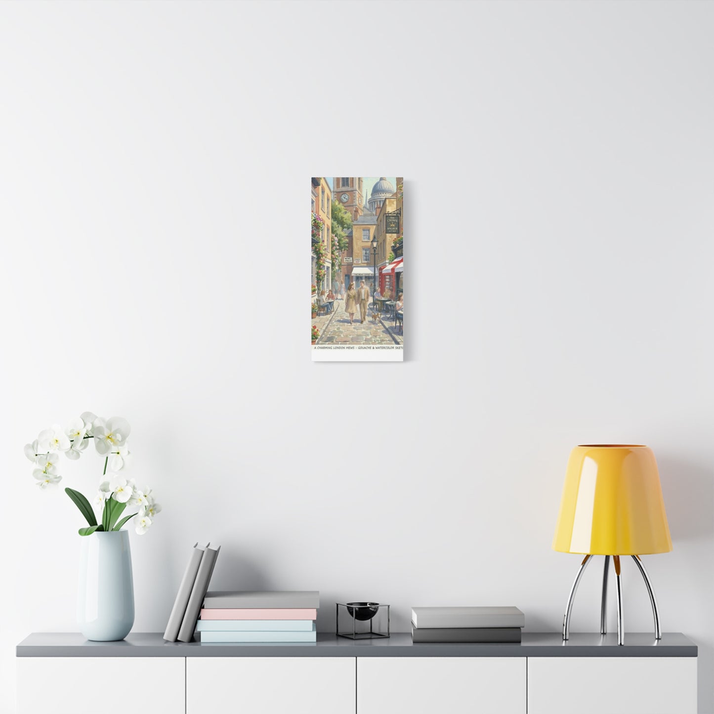 London Town Street | United Kingdom of Great Britain Canvas Print