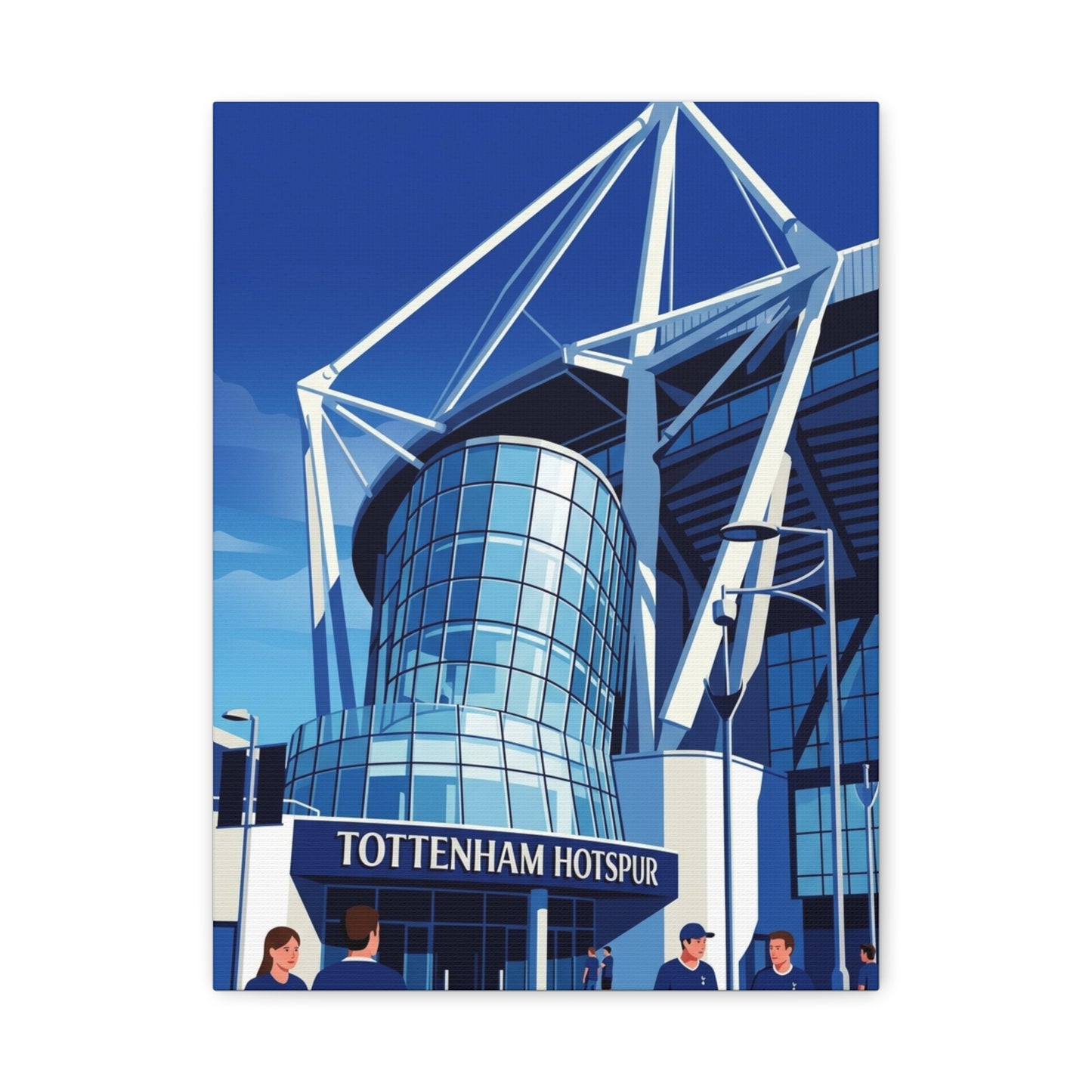 Tottenham Hotspur Stadium London Entrance | Tottenham Hotspur Stadium Canvas Print