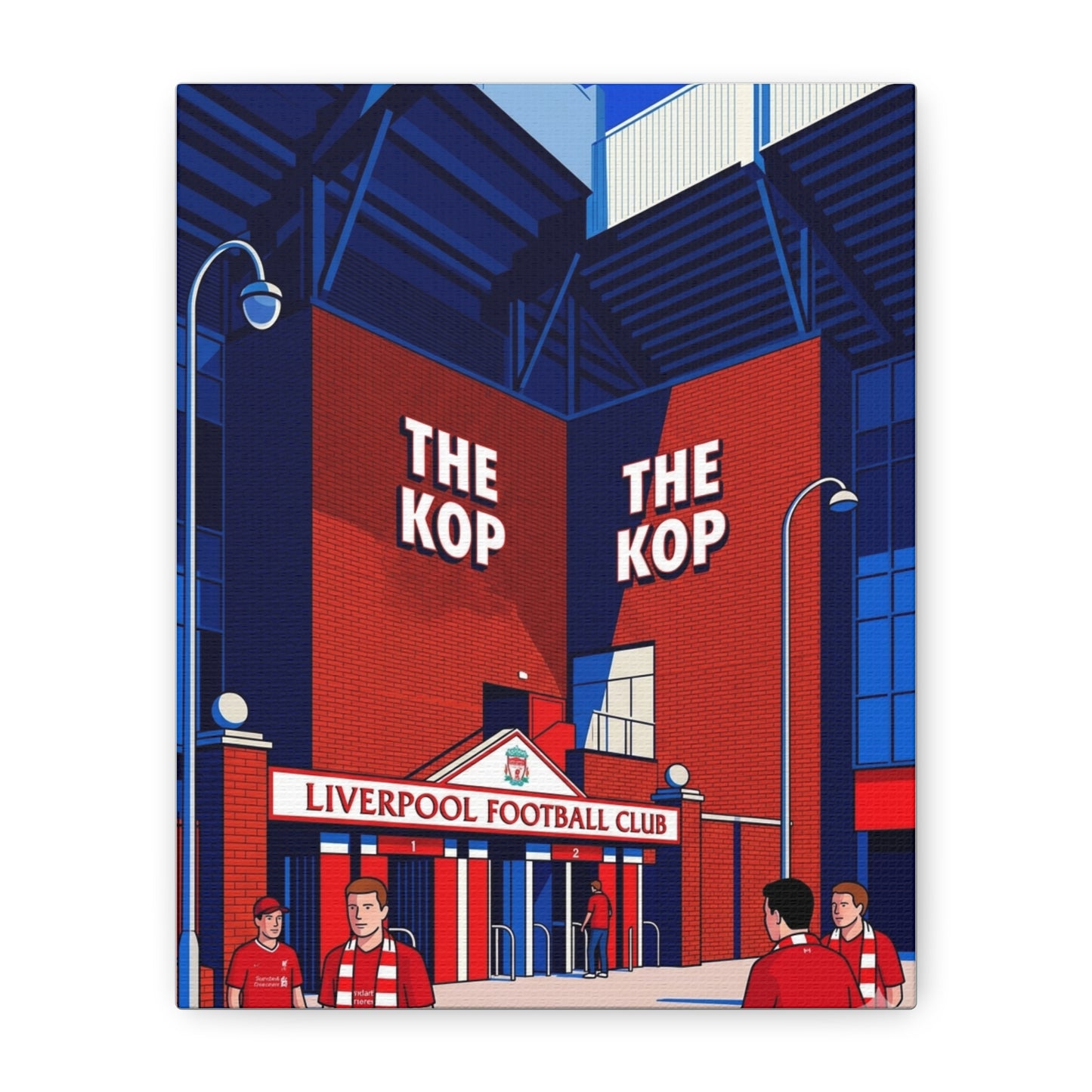 Merseyside Stadium Kop Entrance | Liverpool Football Club Canvas Print