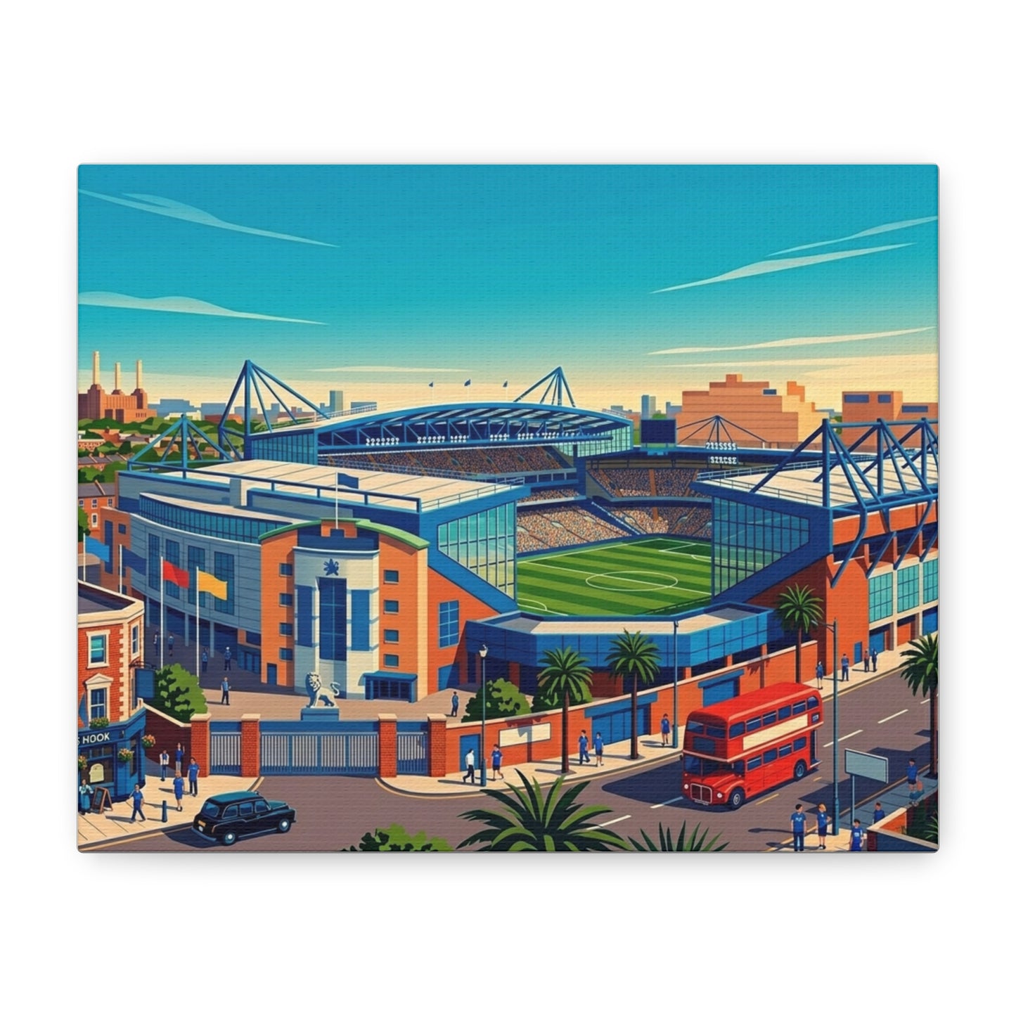 Stamford Bridge London | Chelsea Stadium Canvas Print