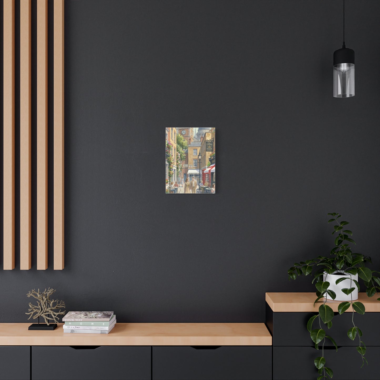 London Town Street | United Kingdom of Great Britain Canvas Print