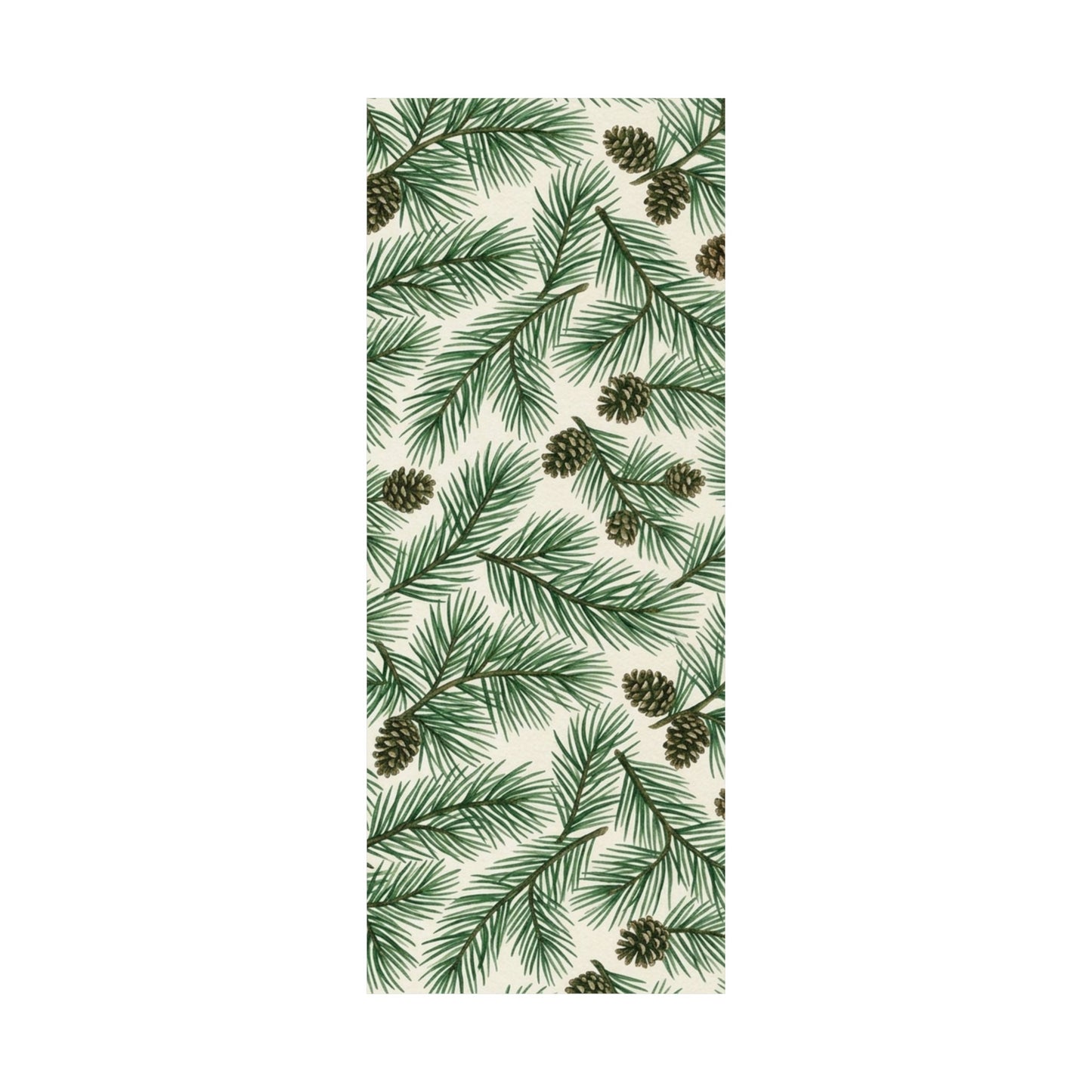 Botanical Pine Frongs Watercolor Matte Vertical Poster
