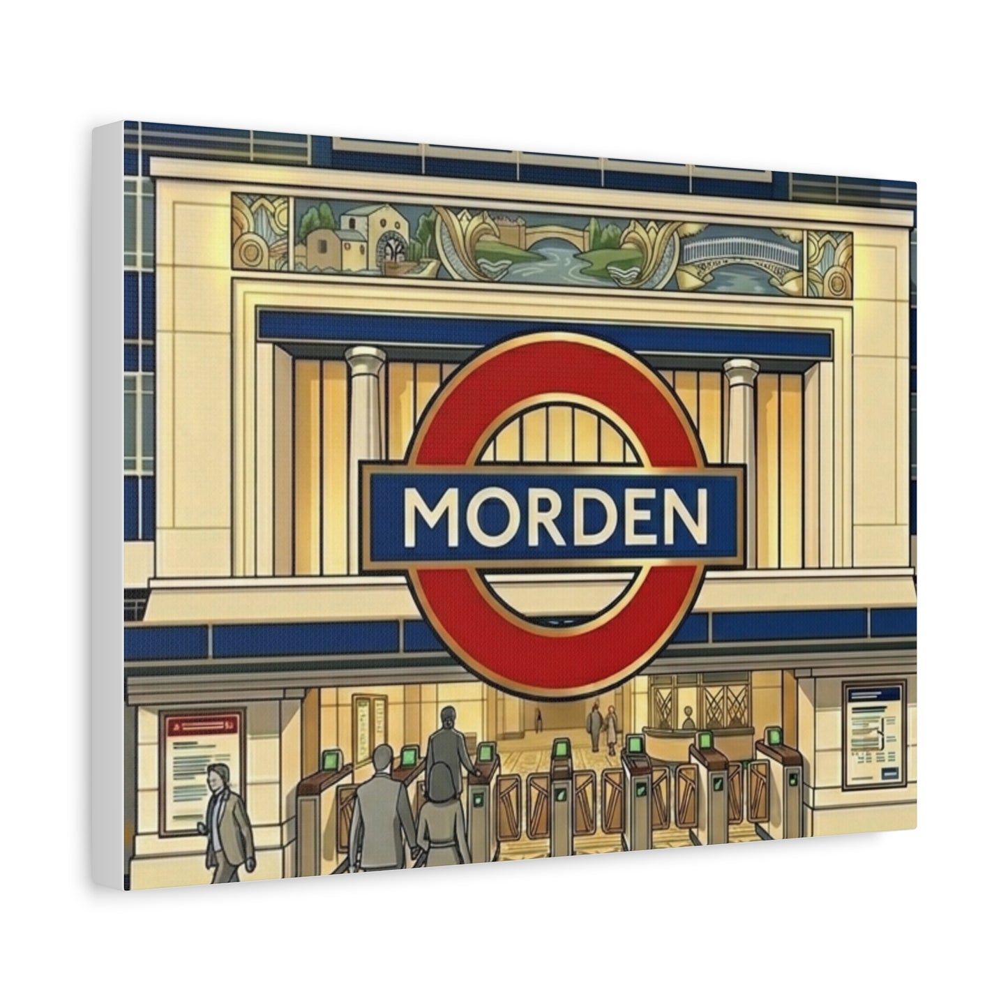 Morden Underground Station | South London Underground Station Canvas Print