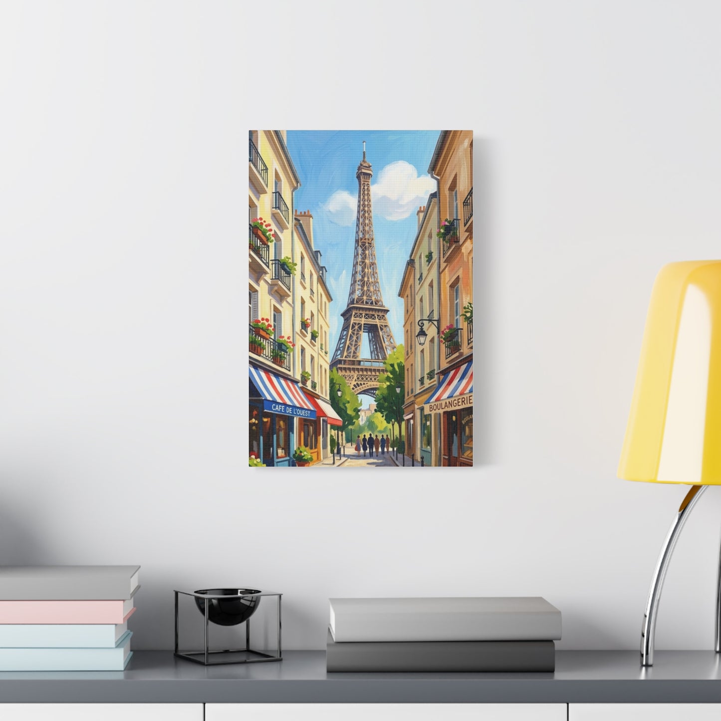 Paris City Street | Paris France Canvas Print
