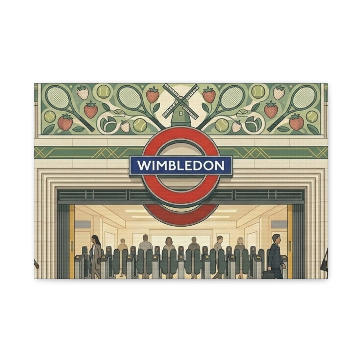 Wimbledon Underground Station | London Underground Station Canvas Print