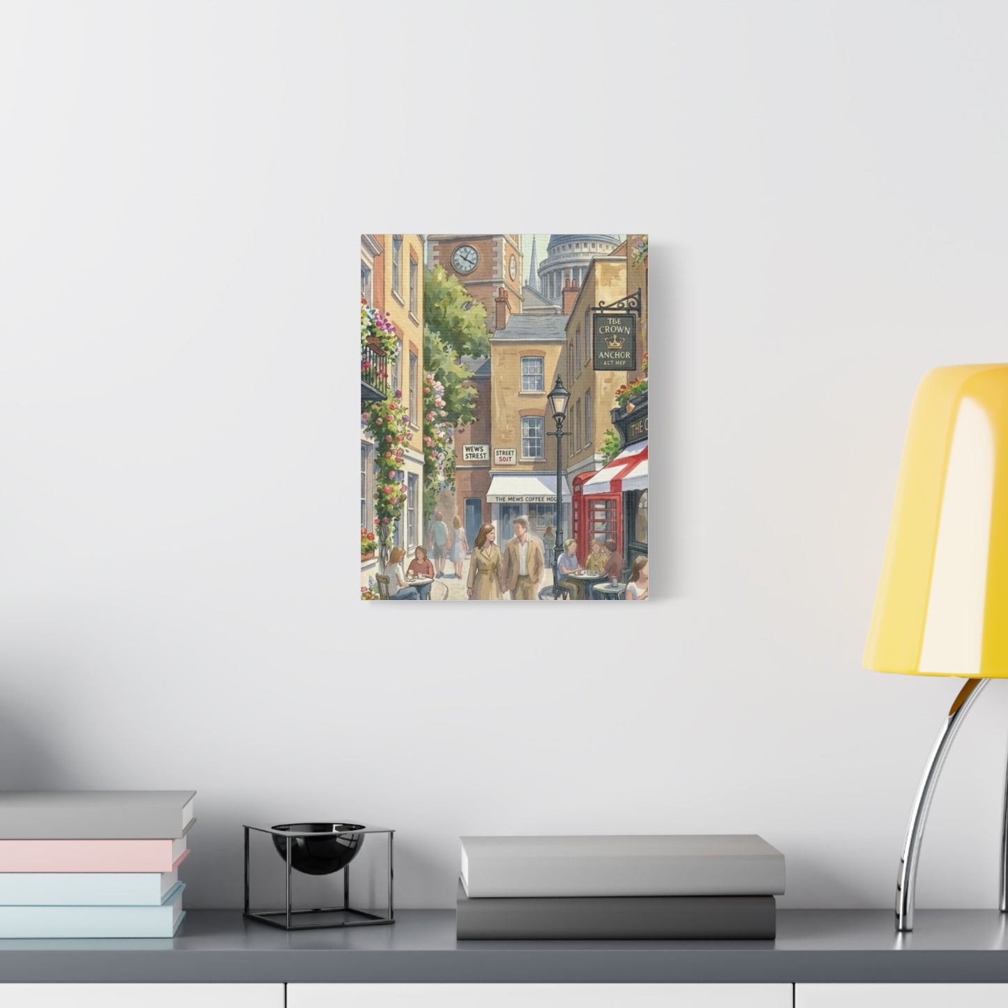London Town Street | United Kingdom of Great Britain Canvas Print