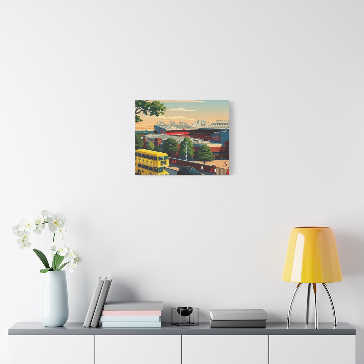 Old Trafford 'Theatre of Dreams' Canvas Print - Matte Stretched Stadium Wall Art