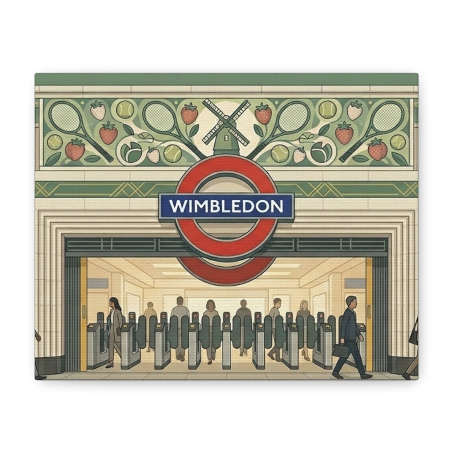 Wimbledon Underground Station | London Underground Station Canvas Print