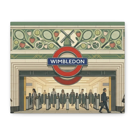 Wimbledon Underground Station | London Underground Station Canvas Print