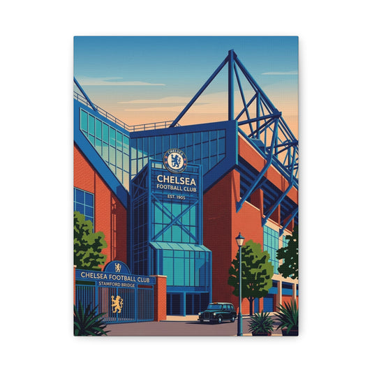 Stamford Bridge London Entrance | Chelsea Stadium Canvas Print