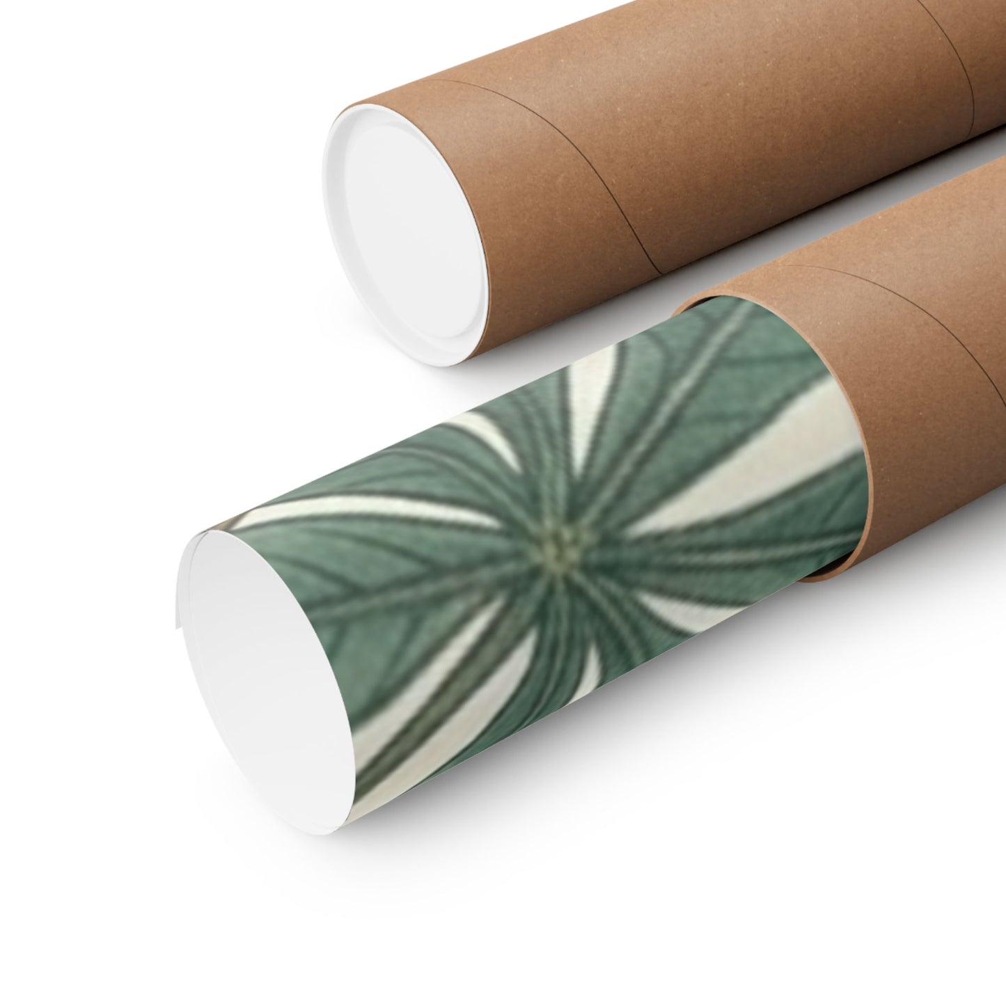 Botanical Conker Watercolor Matte Vertical Poster