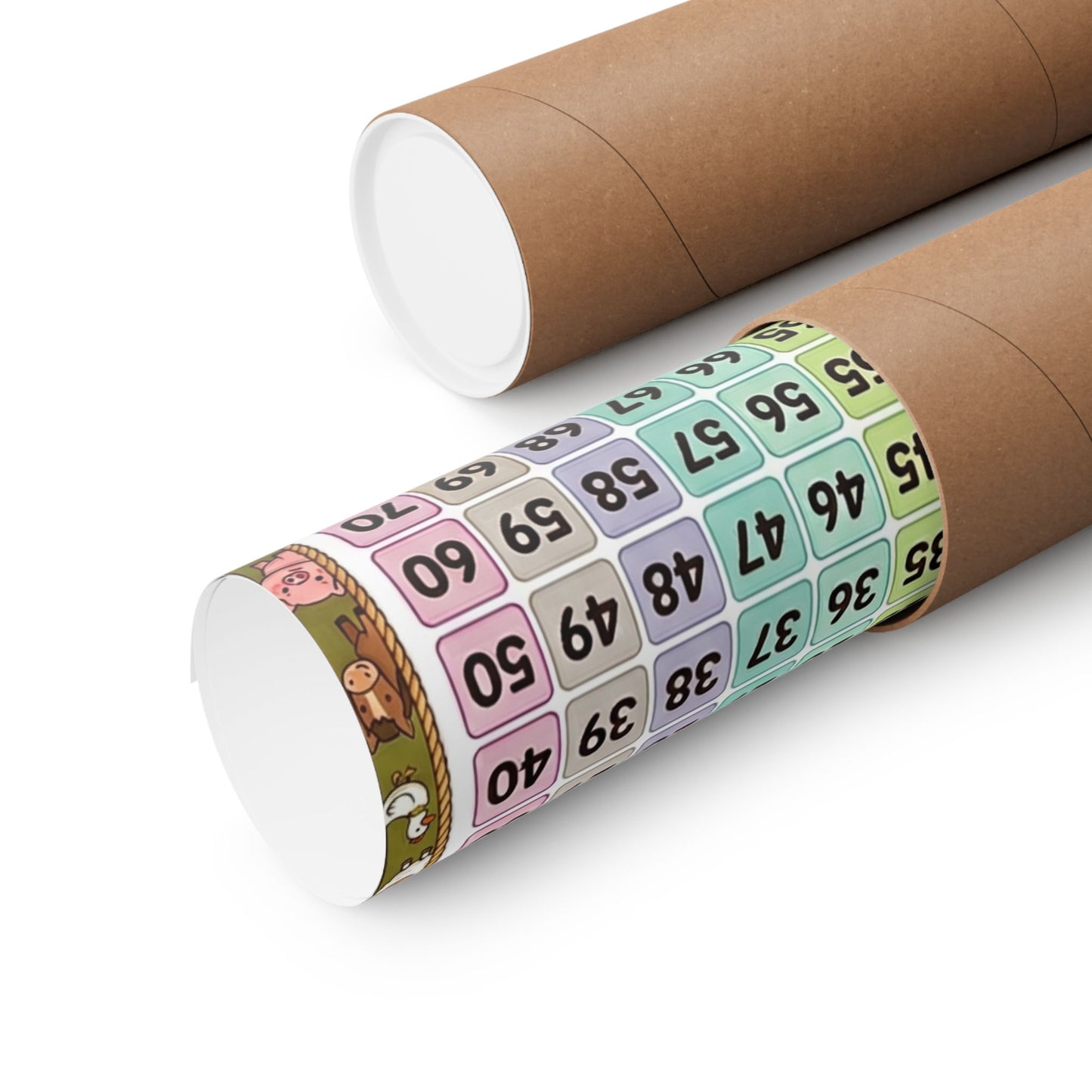 Farmyard Number Chart Poster 1–100 | Kids Educational Counting Poster