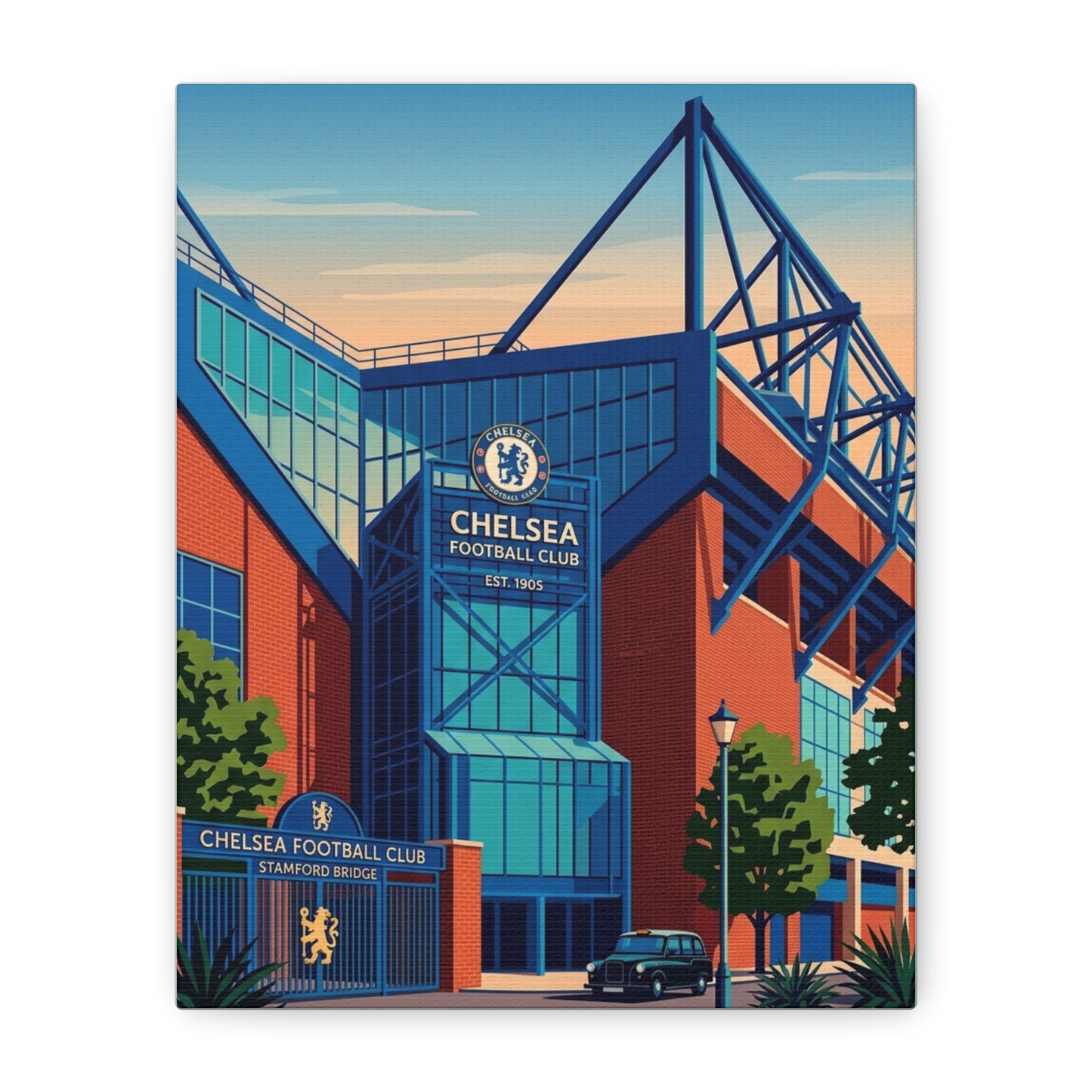 Stamford Bridge London Entrance | Chelsea Stadium Canvas Print