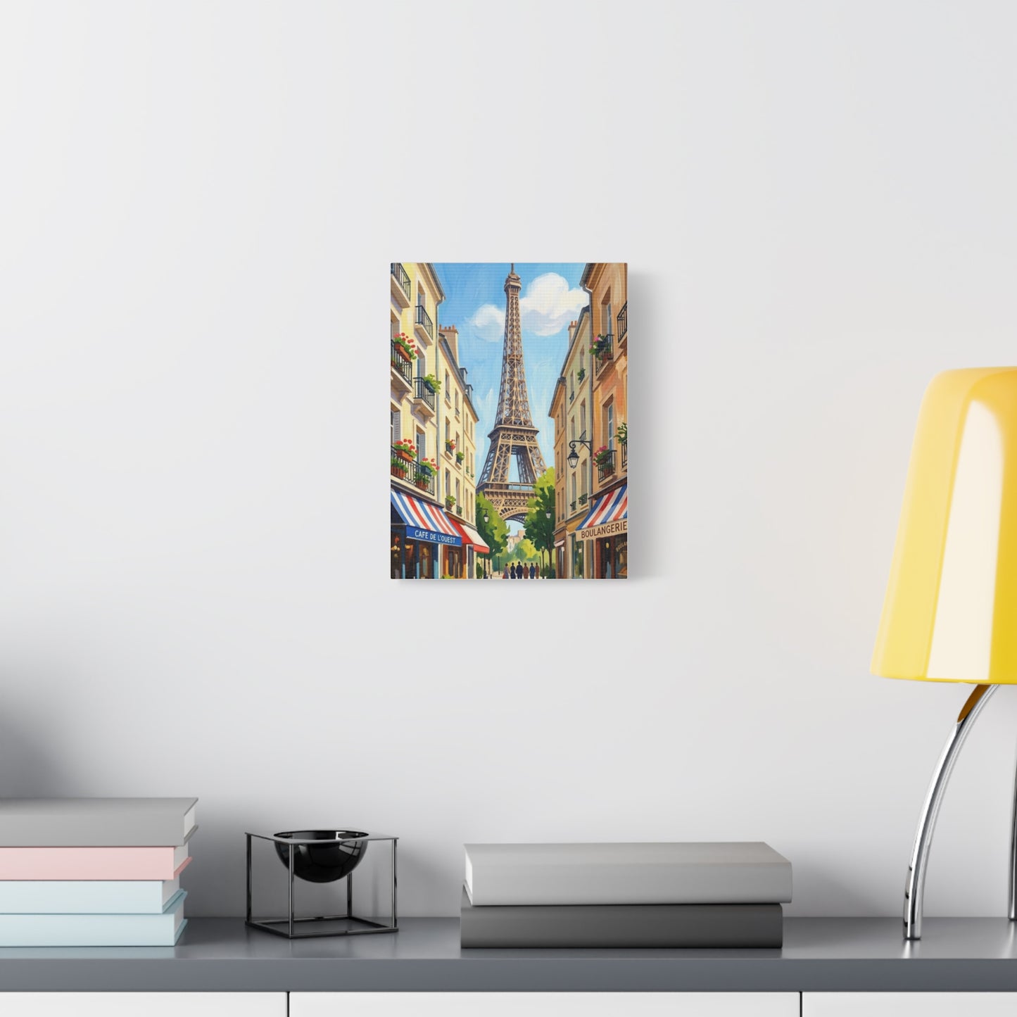 Paris City Street | Paris France Canvas Print