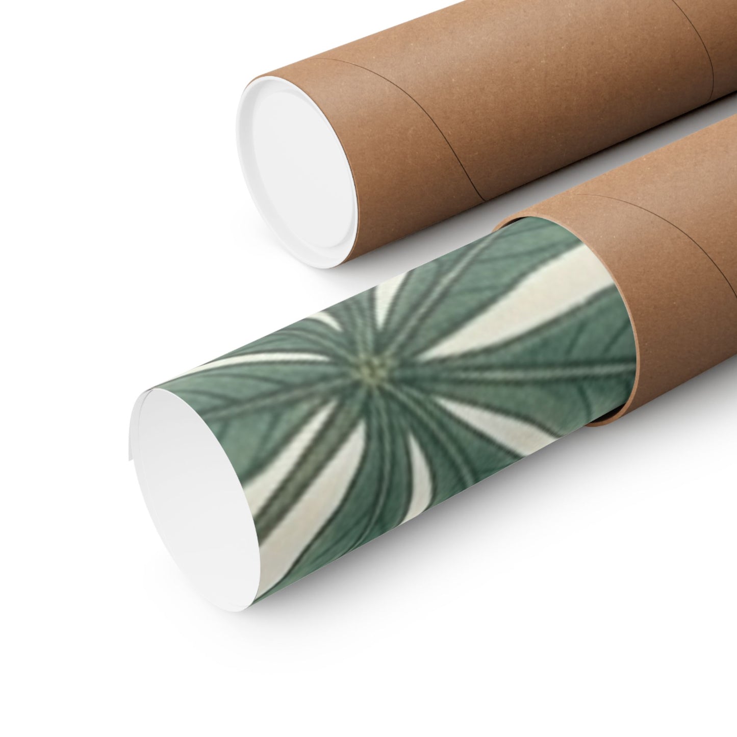 Botanical Conker Watercolor Matte Vertical Poster