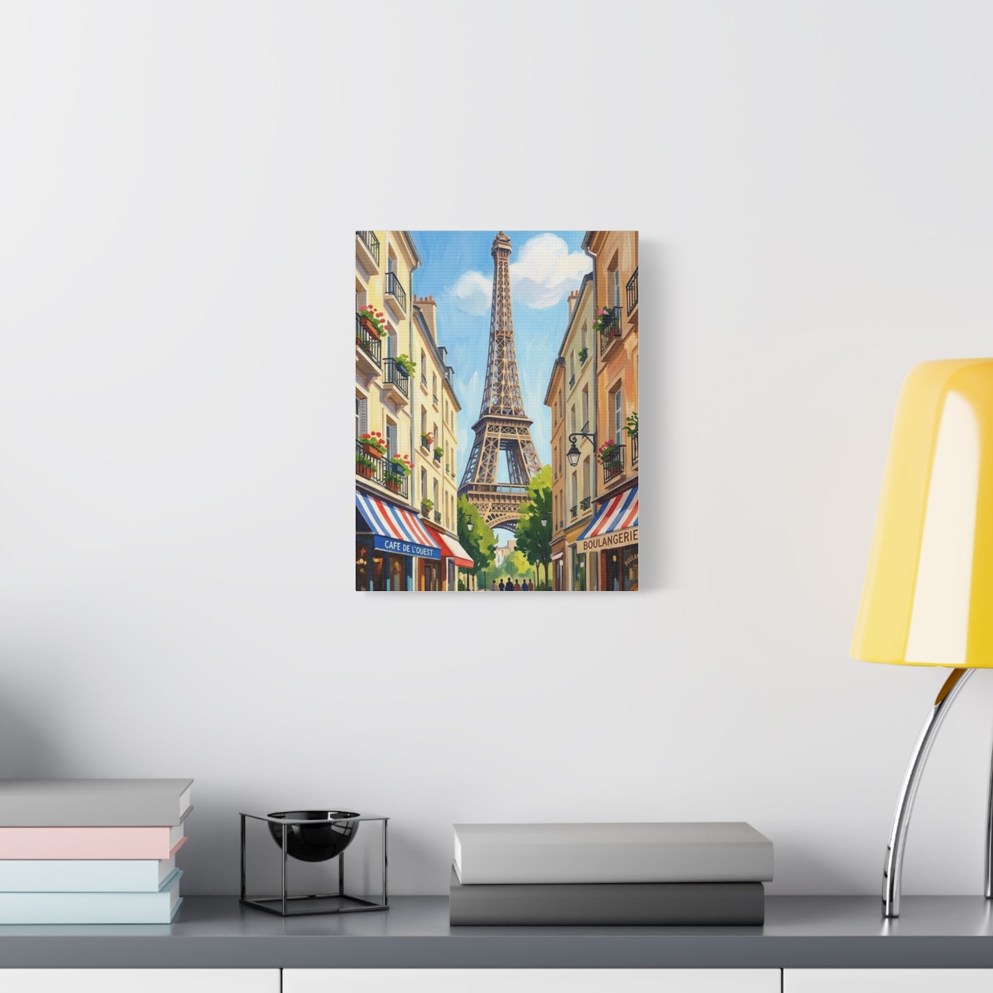 Paris City Street | Paris France Canvas Print