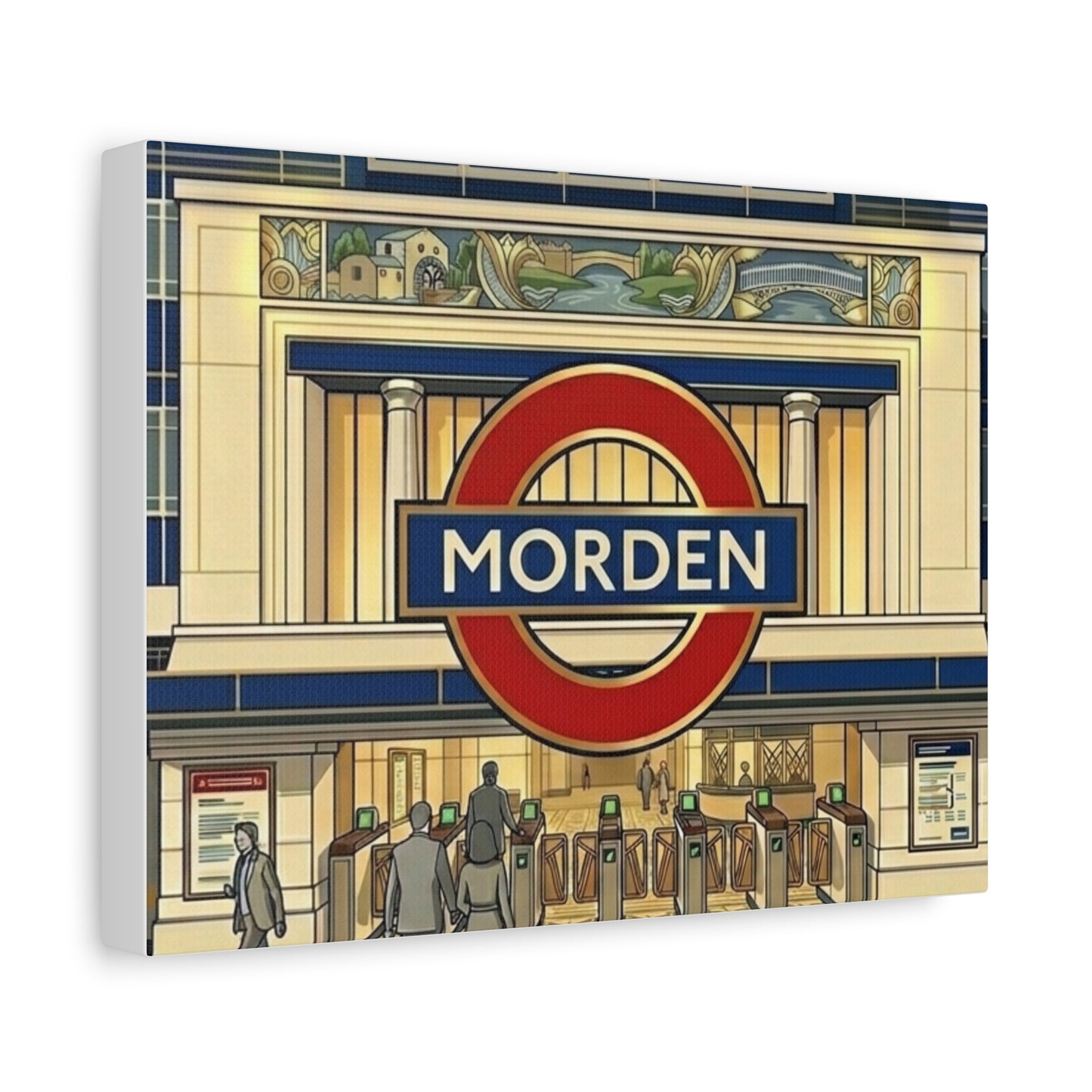 Morden Underground Station | South London Underground Station Canvas Print
