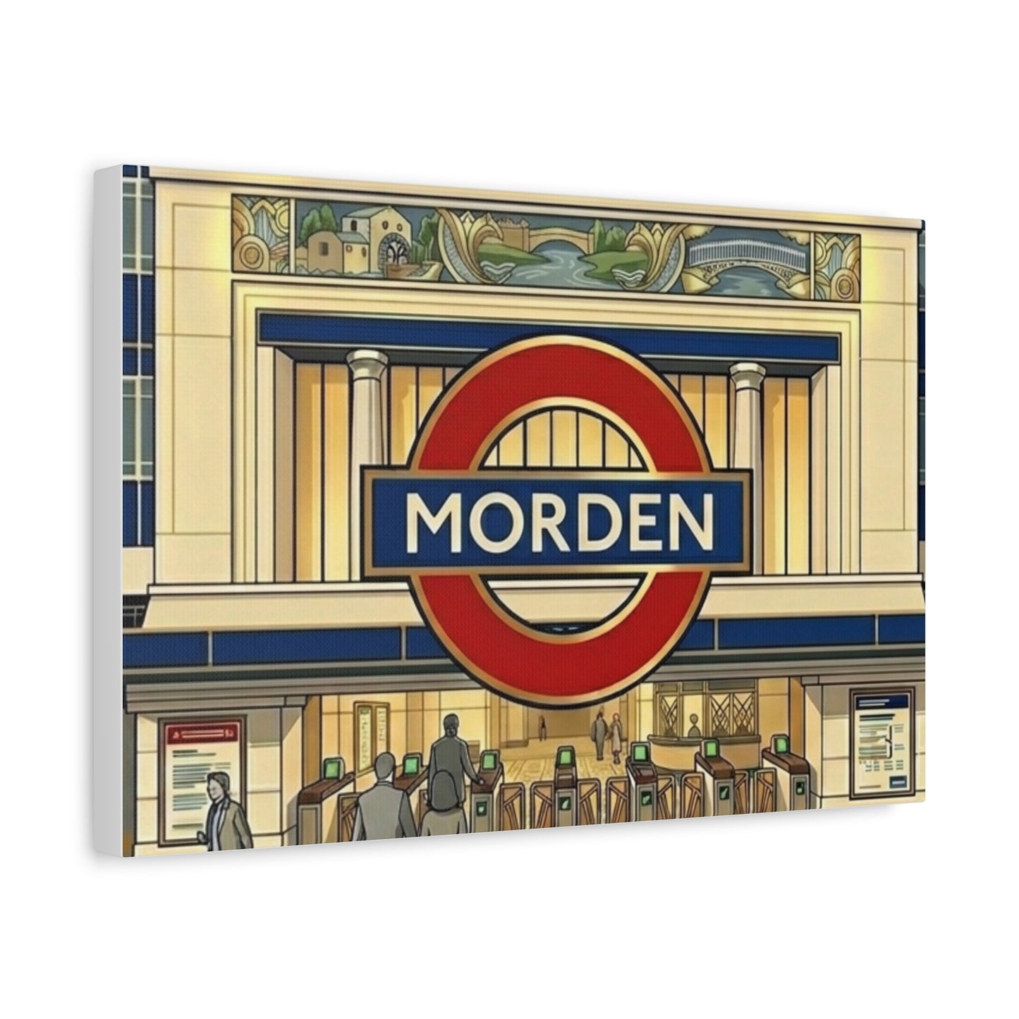Morden Underground Station | South London Underground Station Canvas Print