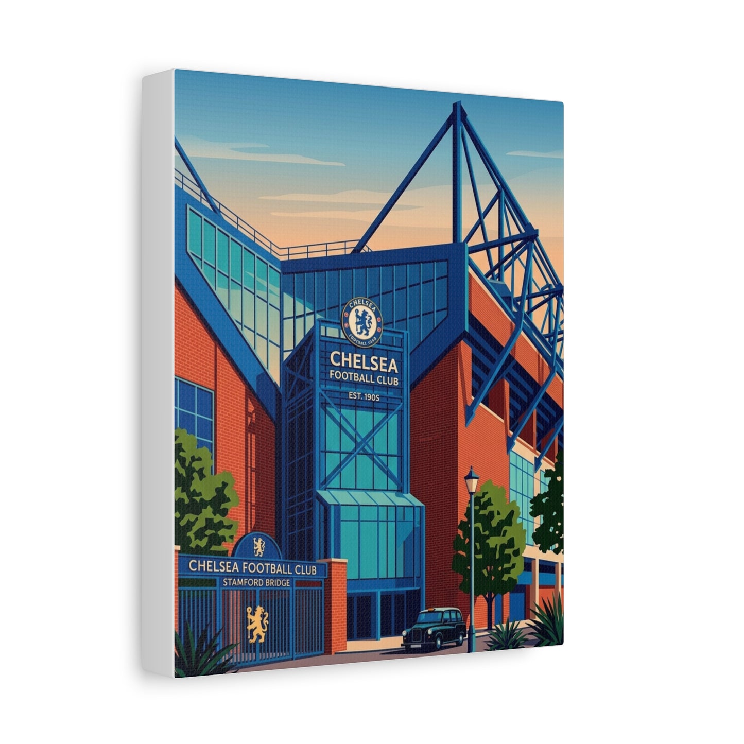 Stamford Bridge London Entrance | Chelsea Stadium Canvas Print