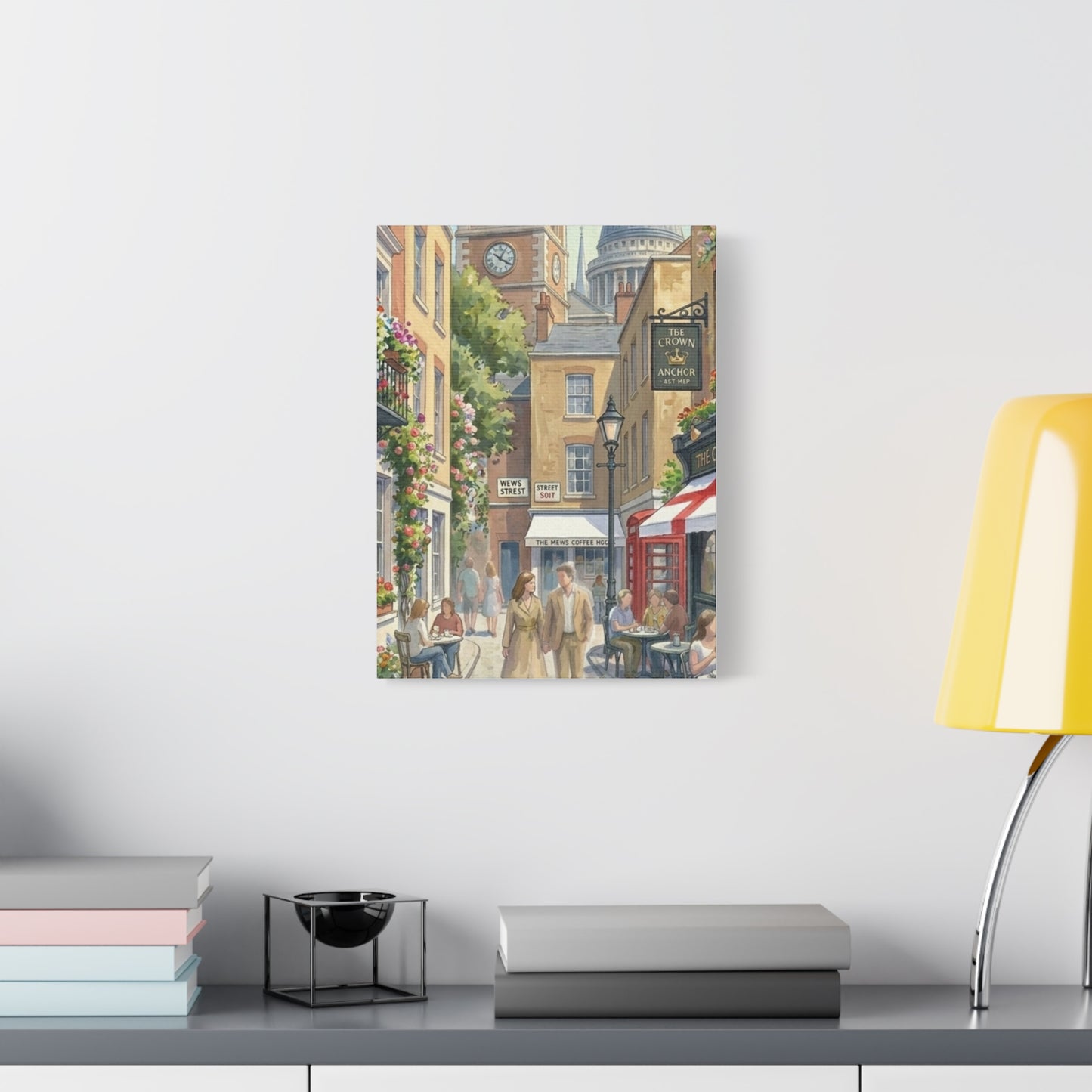 London Town Street | United Kingdom of Great Britain Canvas Print