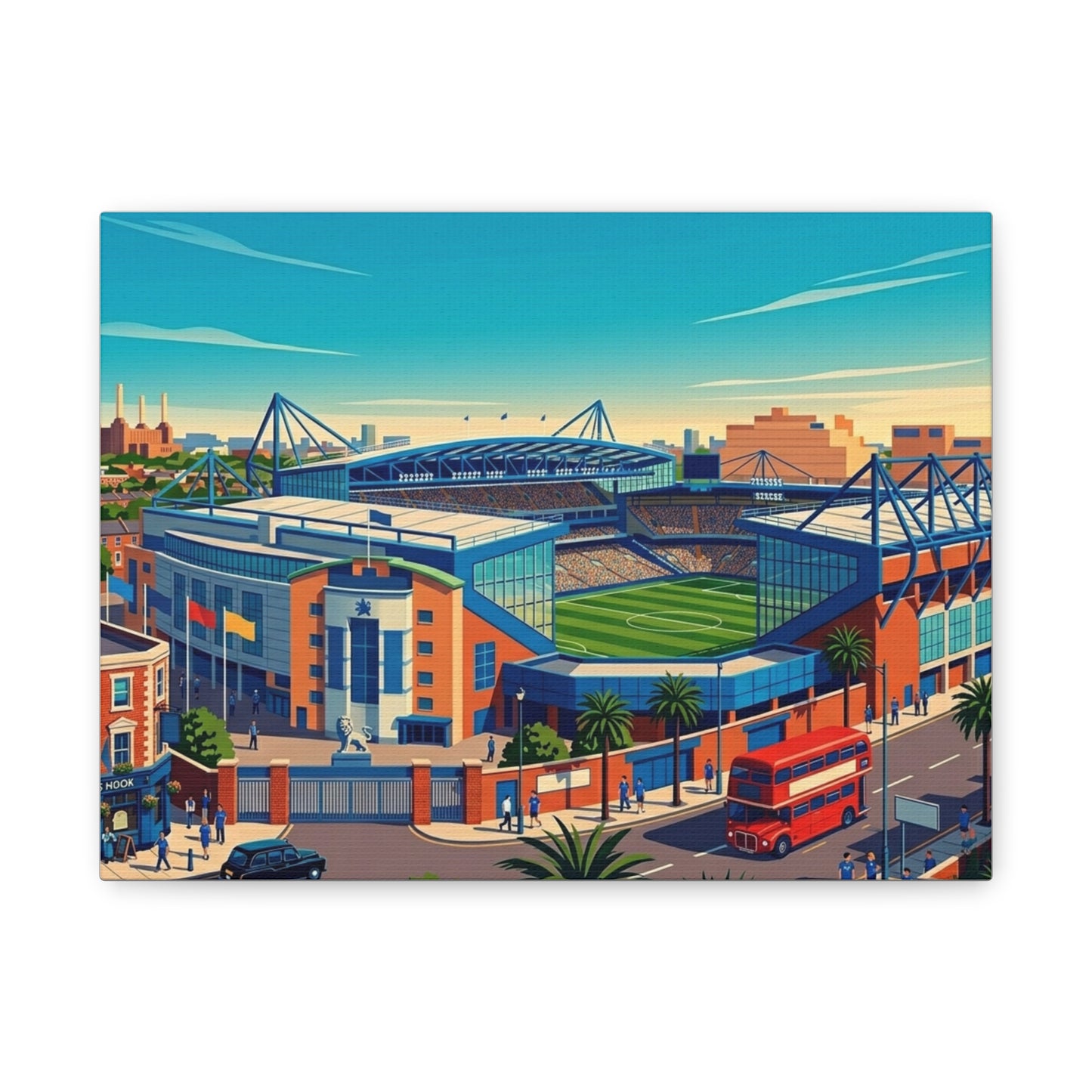 Stamford Bridge London | Chelsea Stadium Canvas Print