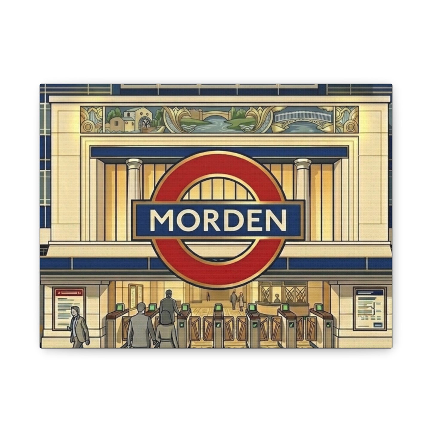 Morden Underground Station | South London Underground Station Canvas Print