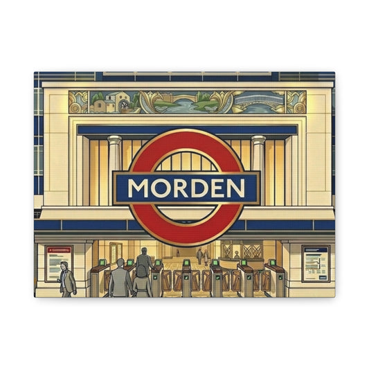 Morden Underground Station | South London Underground Station Canvas Print