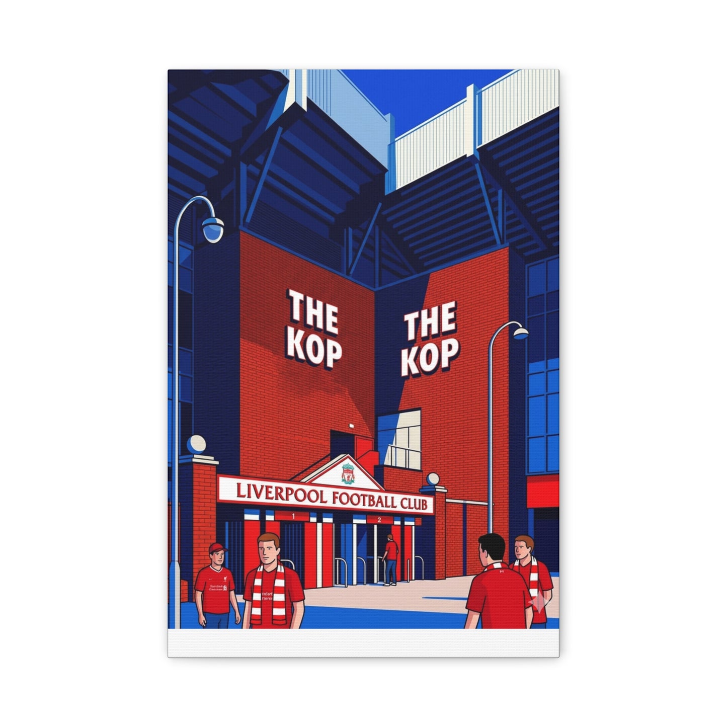 Merseyside Stadium Kop Entrance | Liverpool Football Club Canvas Print