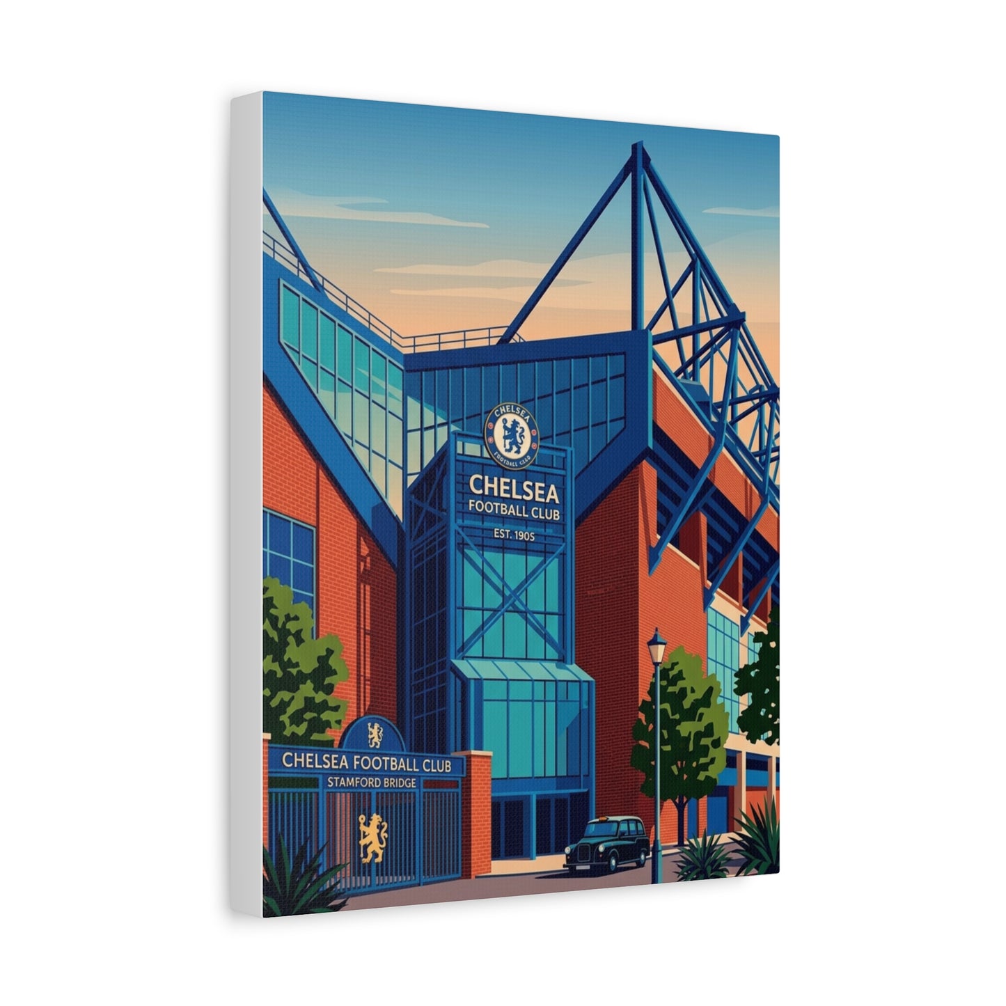 Stamford Bridge London Entrance | Chelsea Stadium Canvas Print