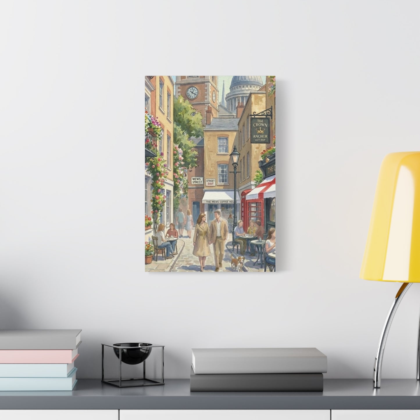 London Town Street | United Kingdom of Great Britain Canvas Print