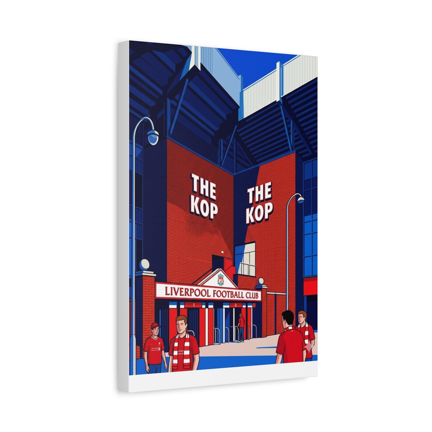 Merseyside Stadium Kop Entrance | Liverpool Football Club Canvas Print