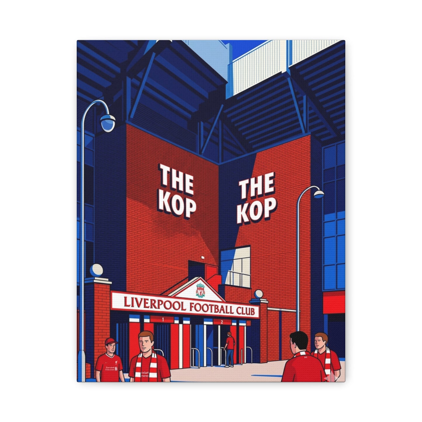 Merseyside Stadium Kop Entrance | Liverpool Football Club Canvas Print