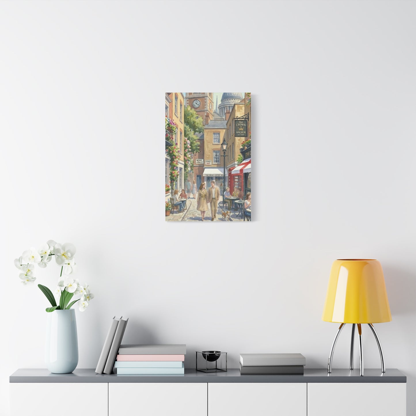 London Town Street | United Kingdom of Great Britain Canvas Print