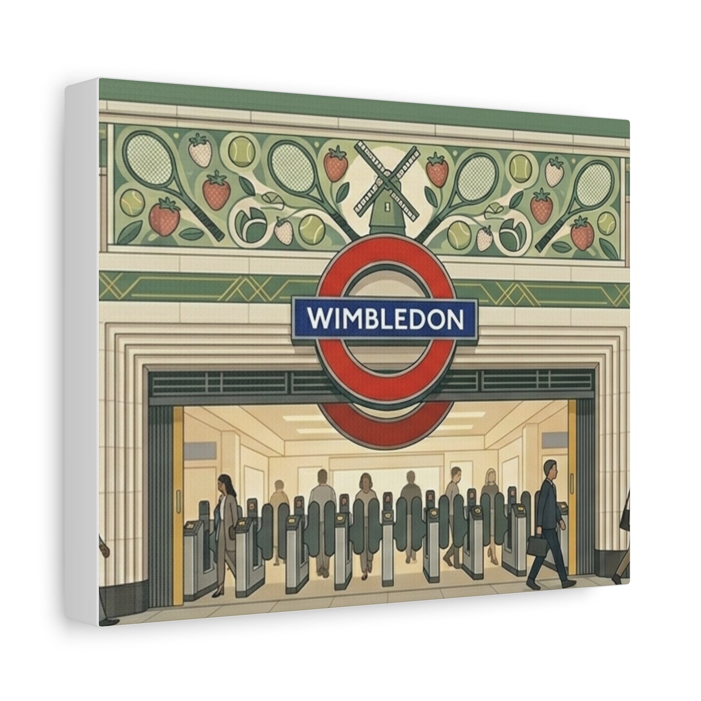 Wimbledon Underground Station | London Underground Station Canvas Print