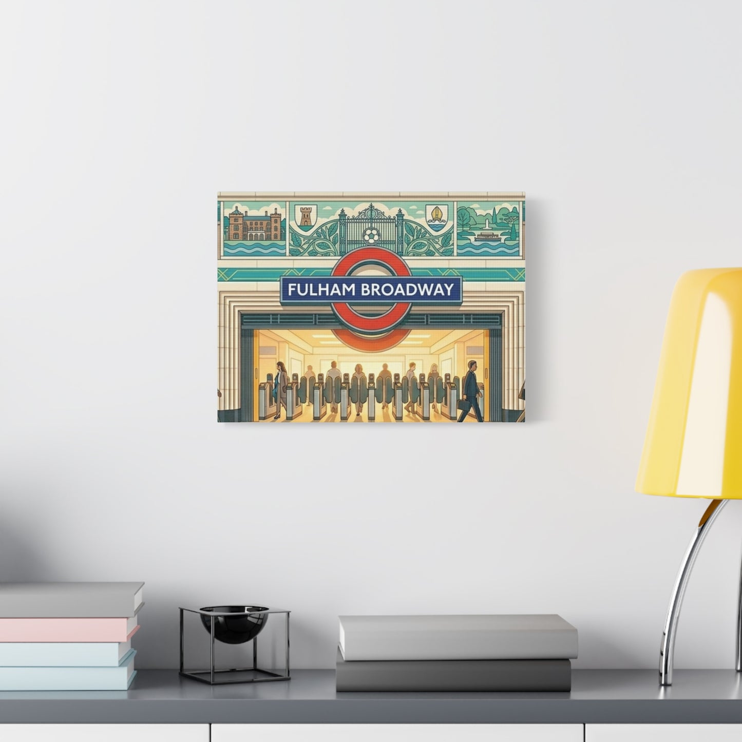 Fulham Broadway Underground Station | London Underground Station Canvas Print
