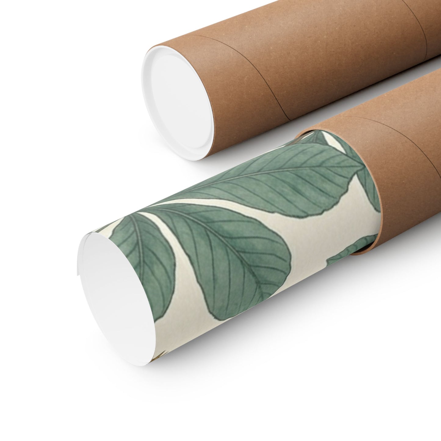 Botanical Conker Watercolor Matte Vertical Poster