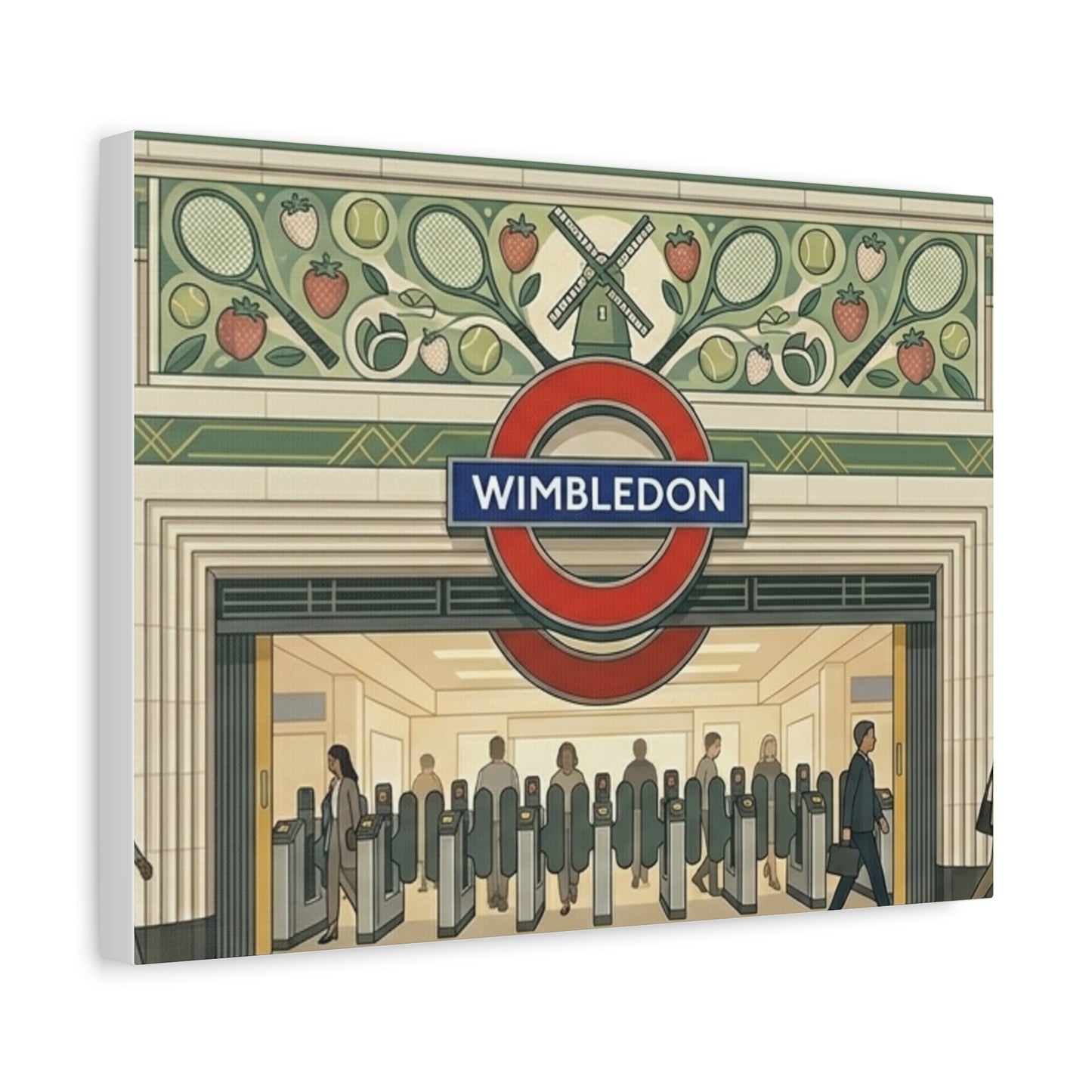 Wimbledon Underground Station | London Underground Station Canvas Print