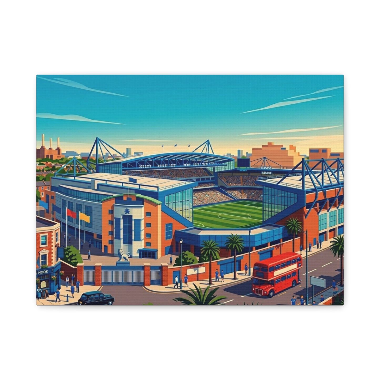 Stamford Bridge London | Chelsea Stadium Canvas Print